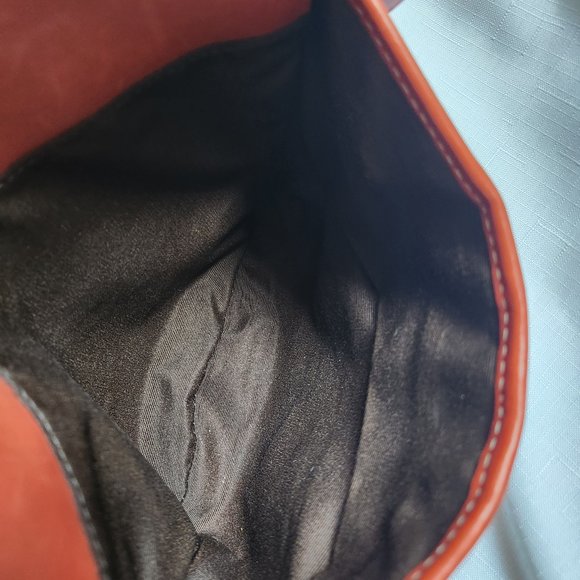 Coach Orange Leather Crossbody Bag - Picture 6 of 13